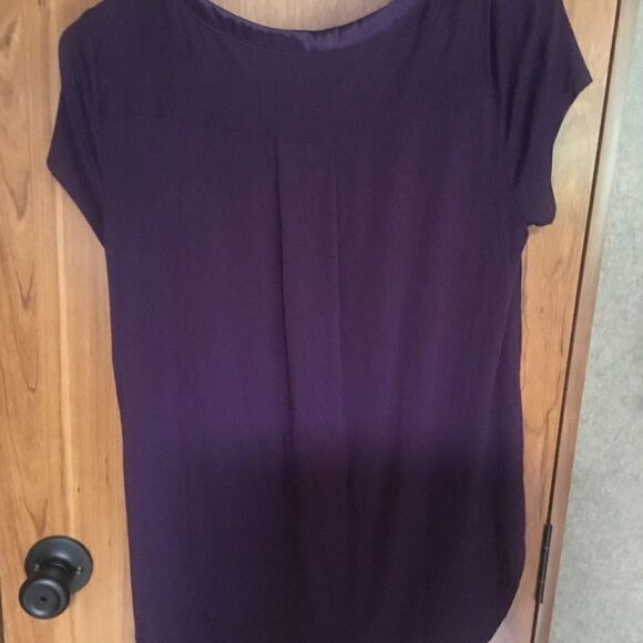 NWOT. Alfani Brand Eggplant Women’s S Blouse - Picture 5 of 9